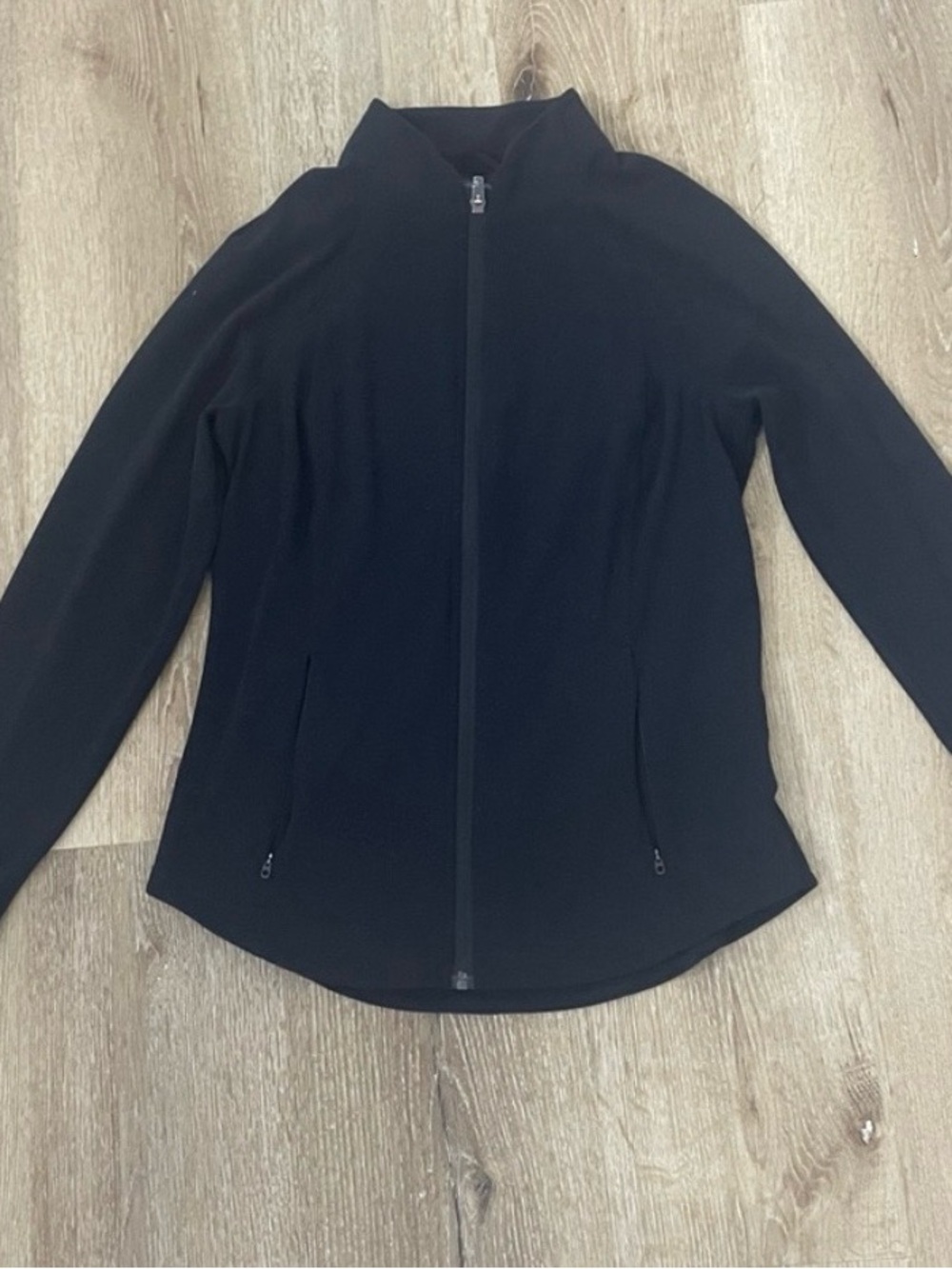 Women's Black Zip-Front Jacket